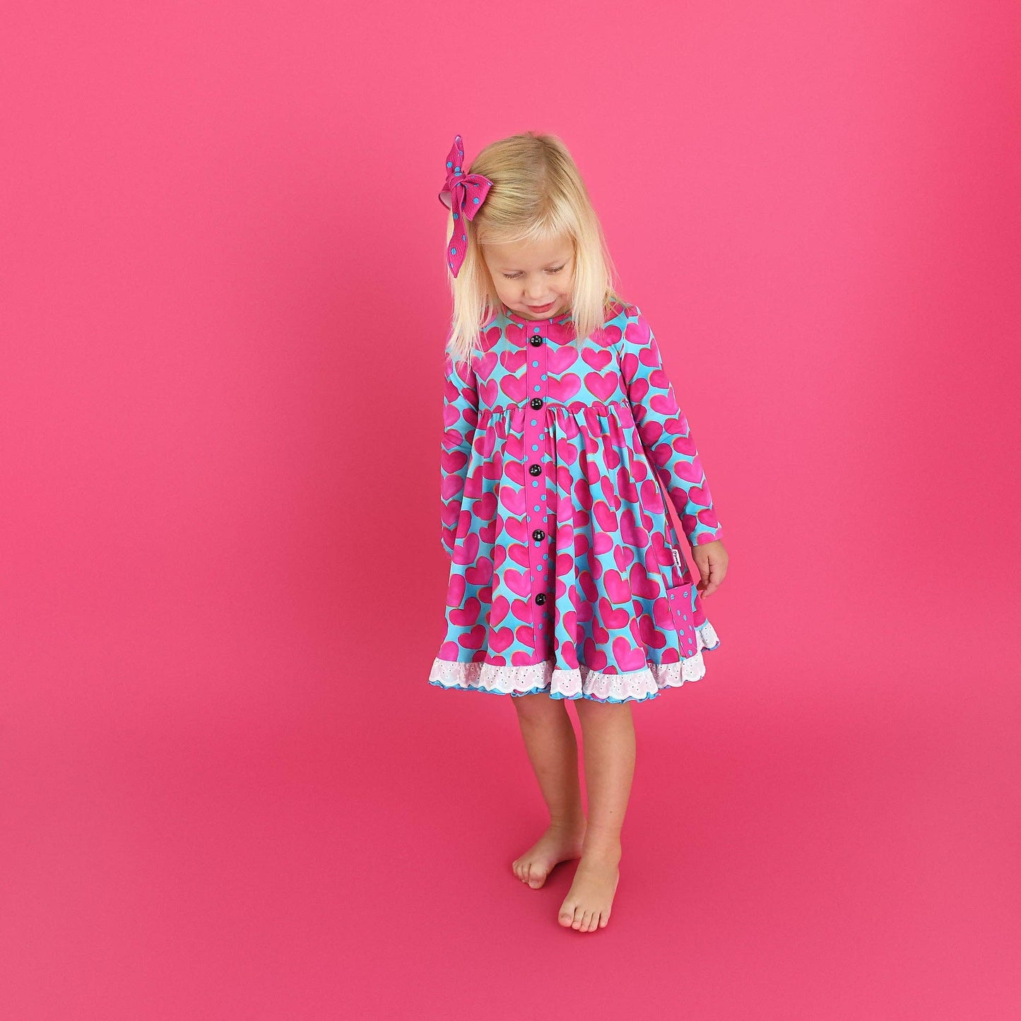 Cora Button Dress
