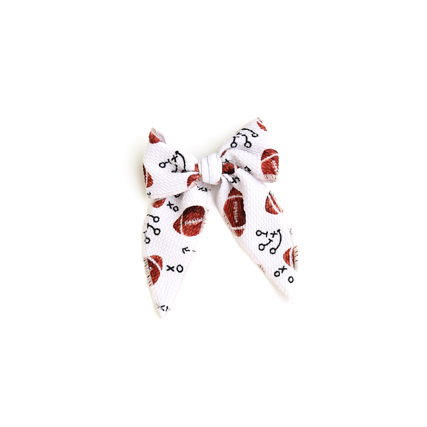 Brady Football CLIP BOW