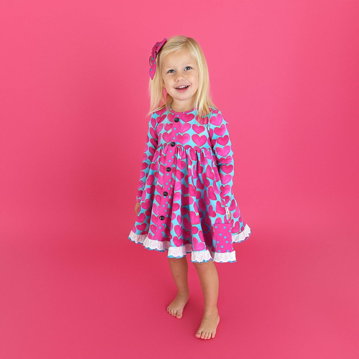 Cora Button Dress