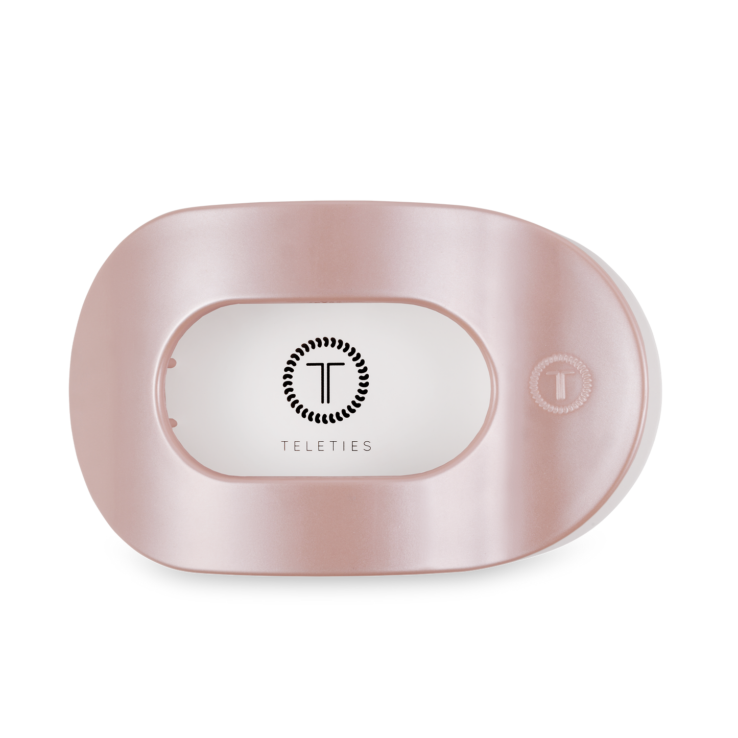 Teleties Round Clip Pearly Pink