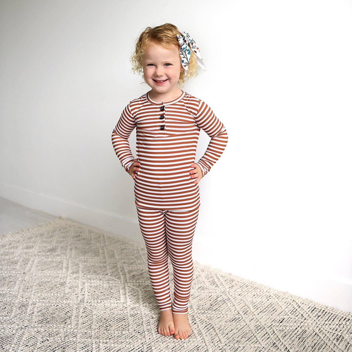 Chase Brown Ribbed TWO PIECE