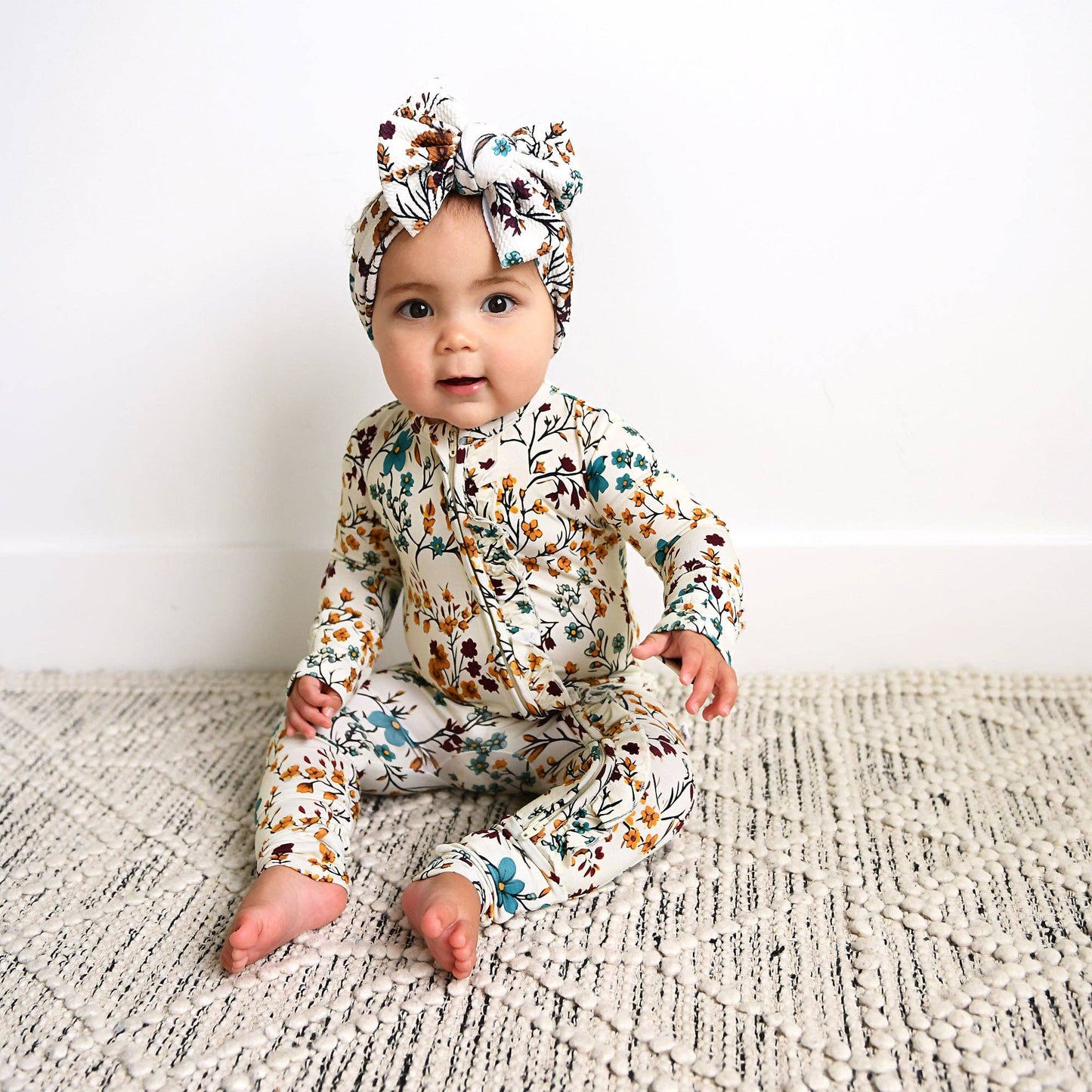 Maren Floral RUFFLE ZIP