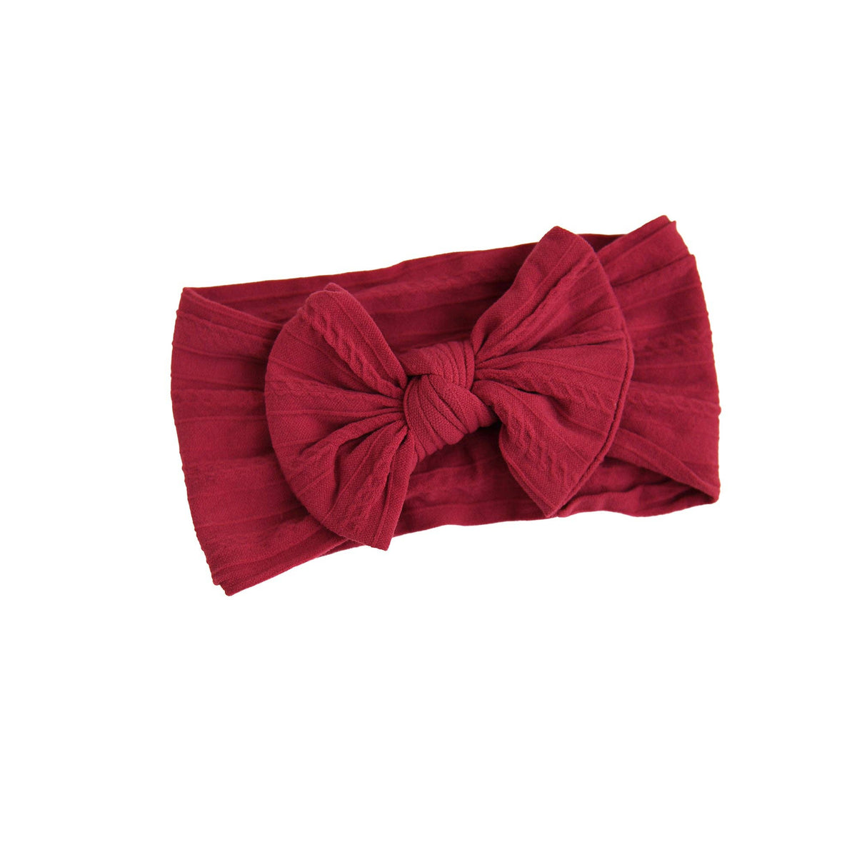 #11 Cherry SOFT NYLON ELASTIC HEADBAND Baby Accessories