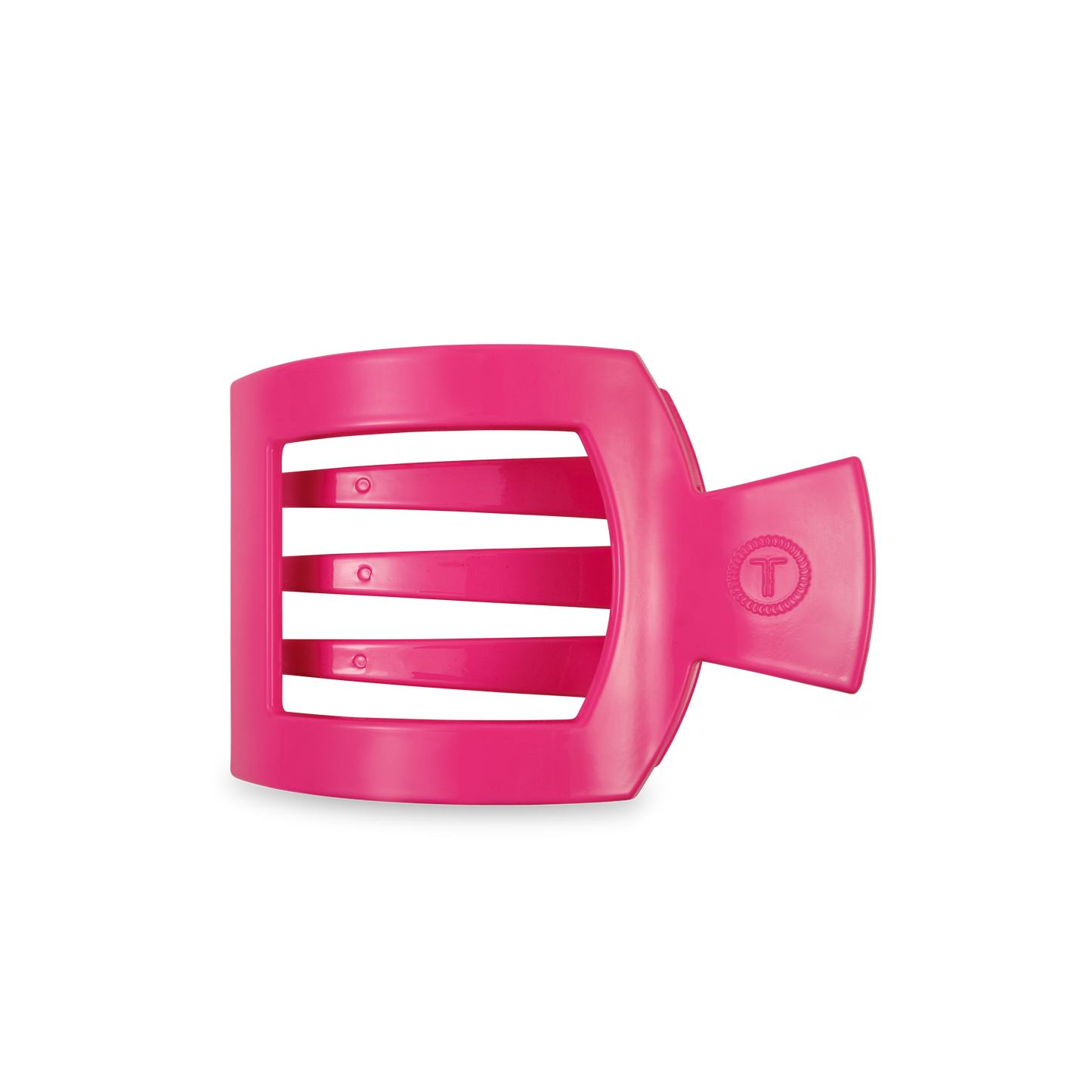 Teleties Flat Square Hair Clip Tropical Punch