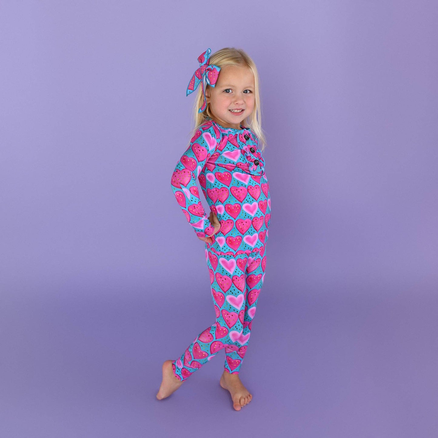 Alaina Heart Clip Bow