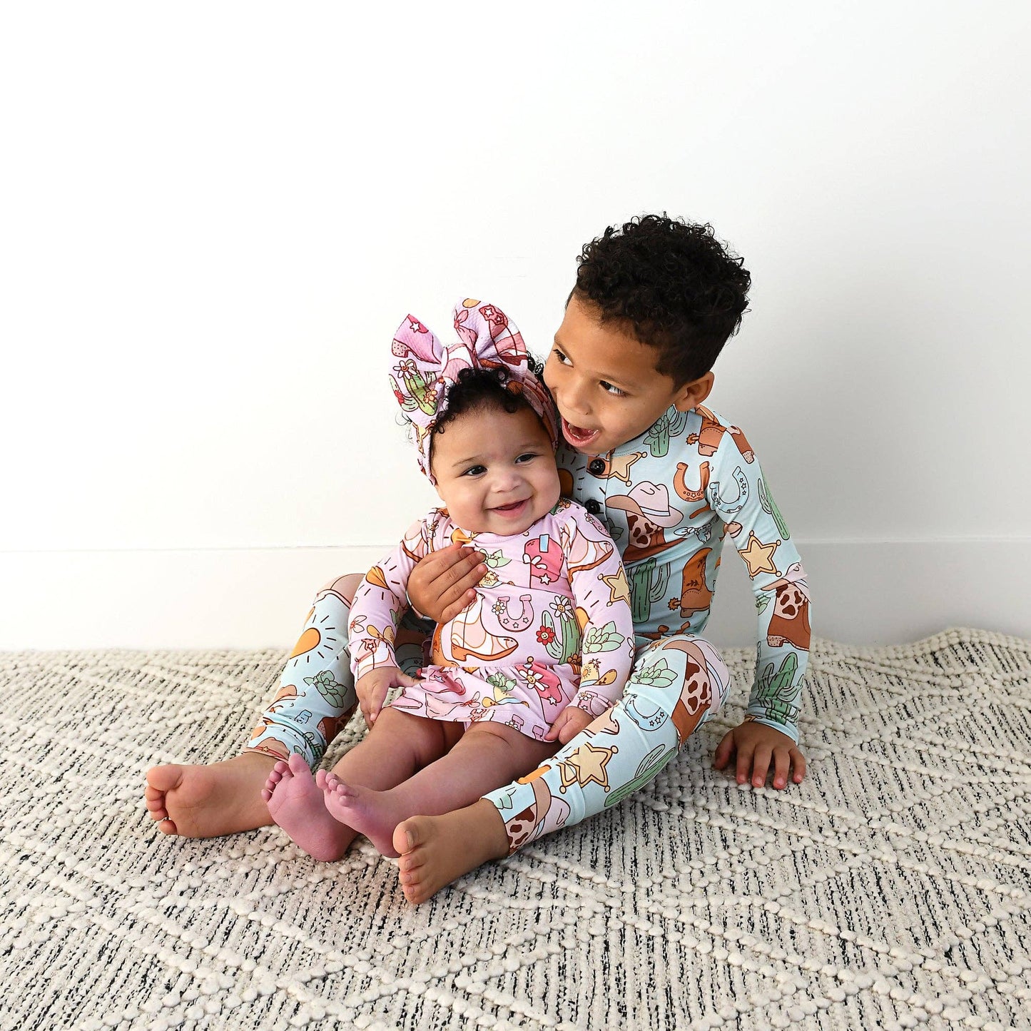 Luke Blue Western Two Piece