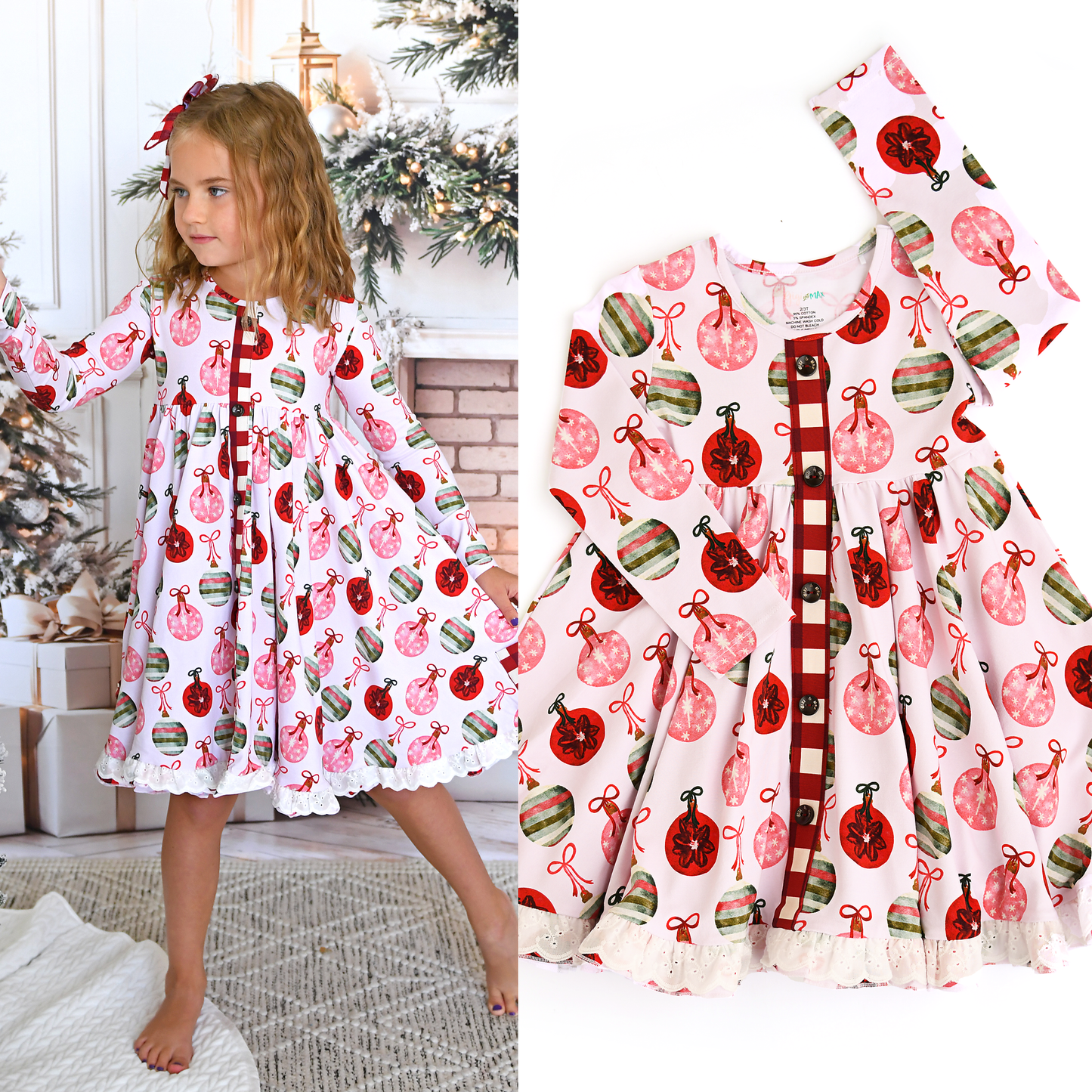 Kit Ornaments BUTTON DRESS
