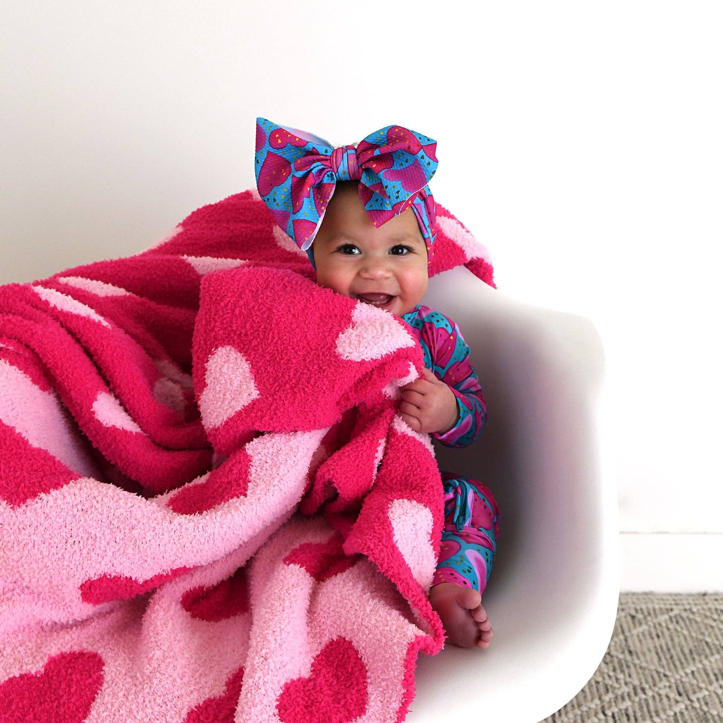 Alaina Heart Ruffle Zip