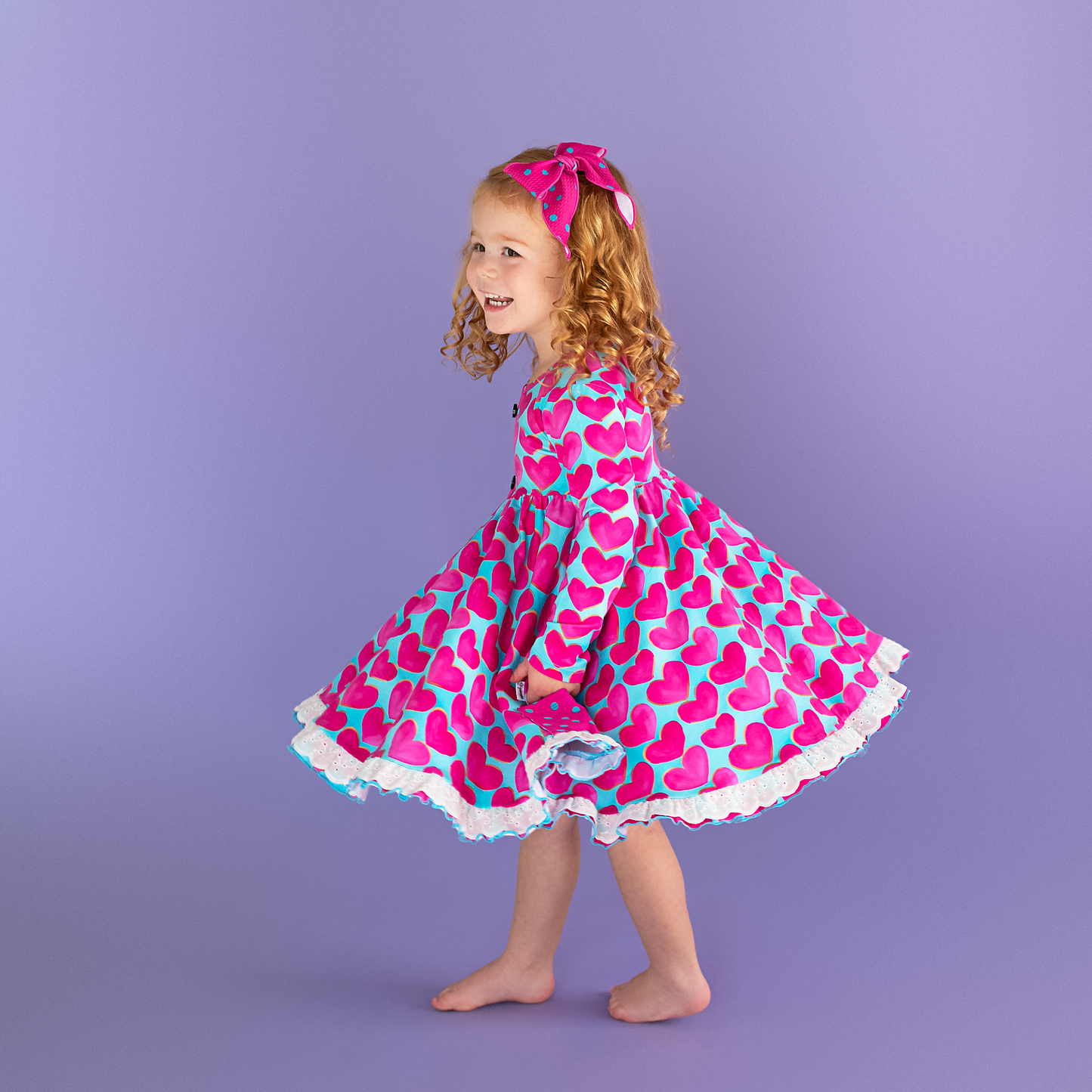 Cora Button Dress