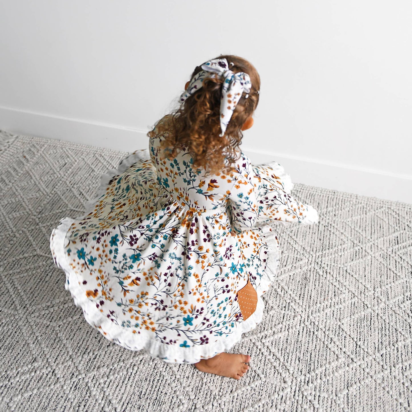 Maren Floral BUTTON DRESS
