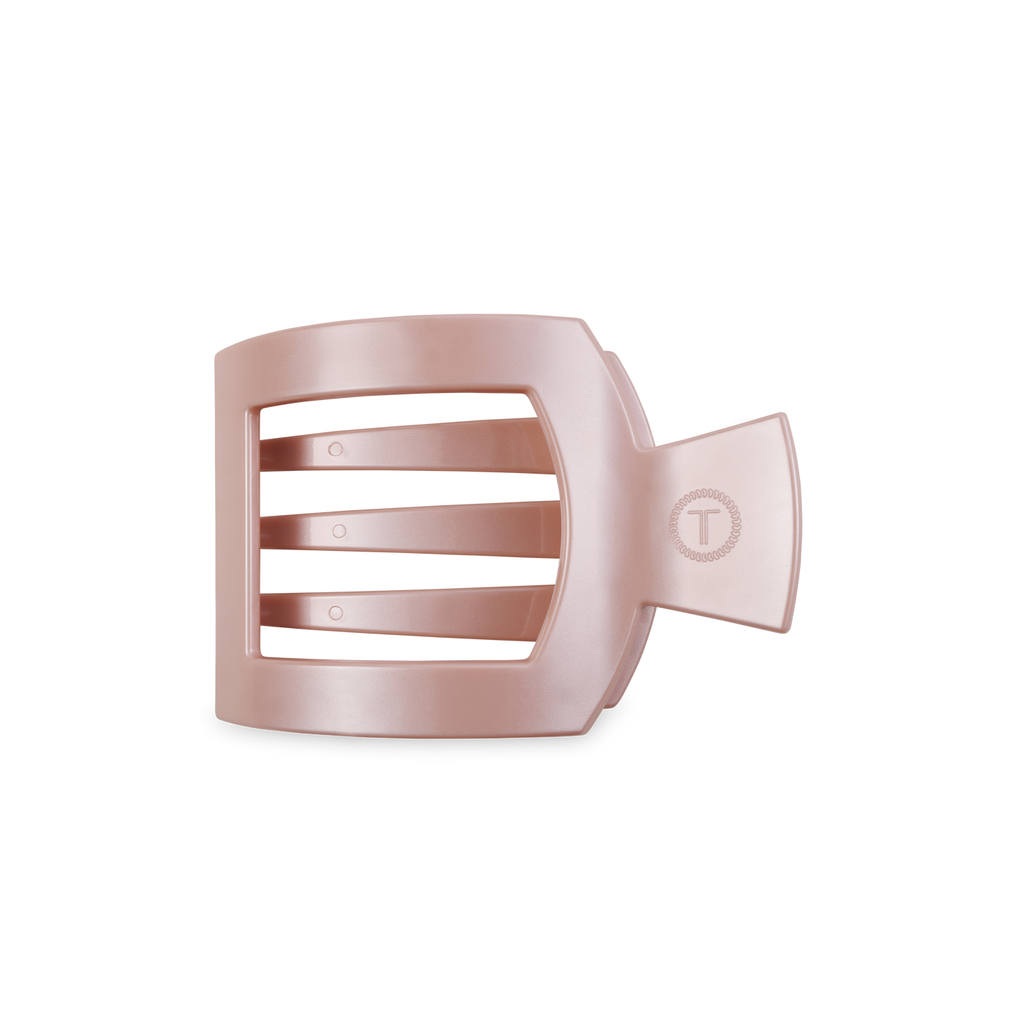 Teleties Square Clip Pearly Pink