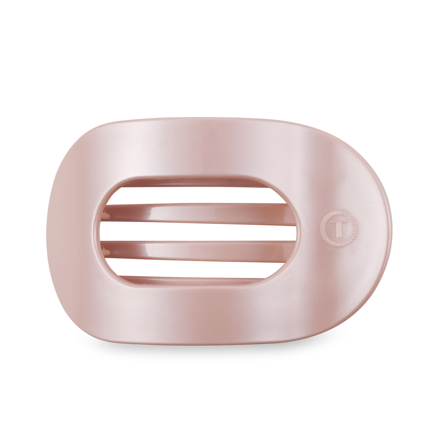 Teleties Round Clip Pearly Pink