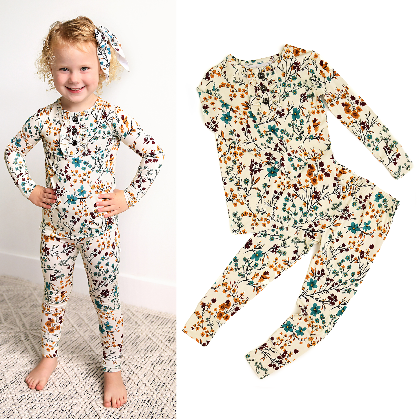 Maren Floral RUFFLE TWO PIECE
