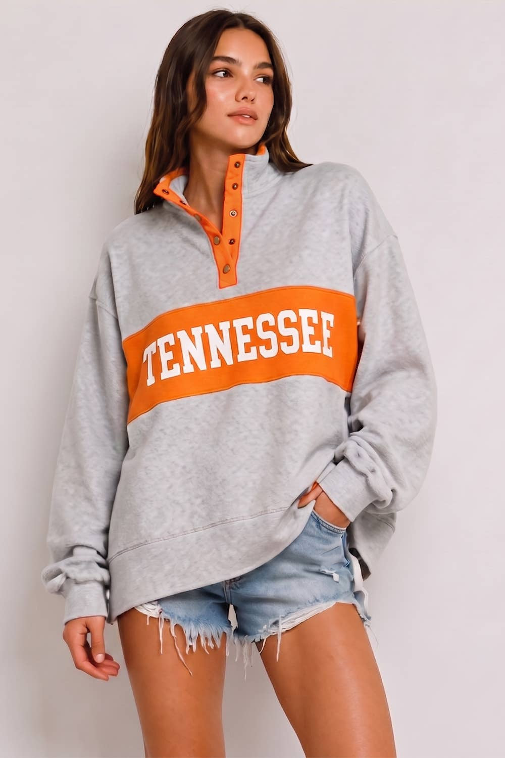 'TENNESSEE' Color-Block Pullover