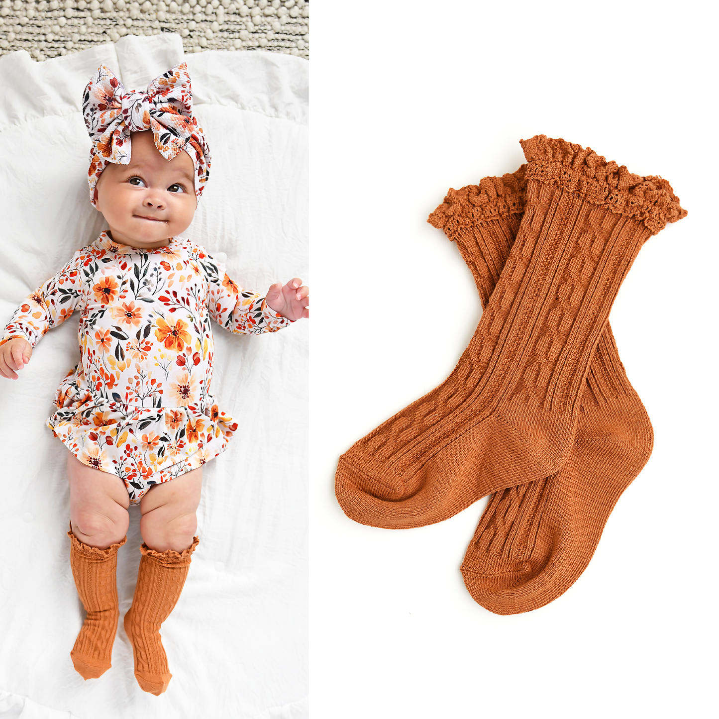 Hazelnut LACE SOCKS