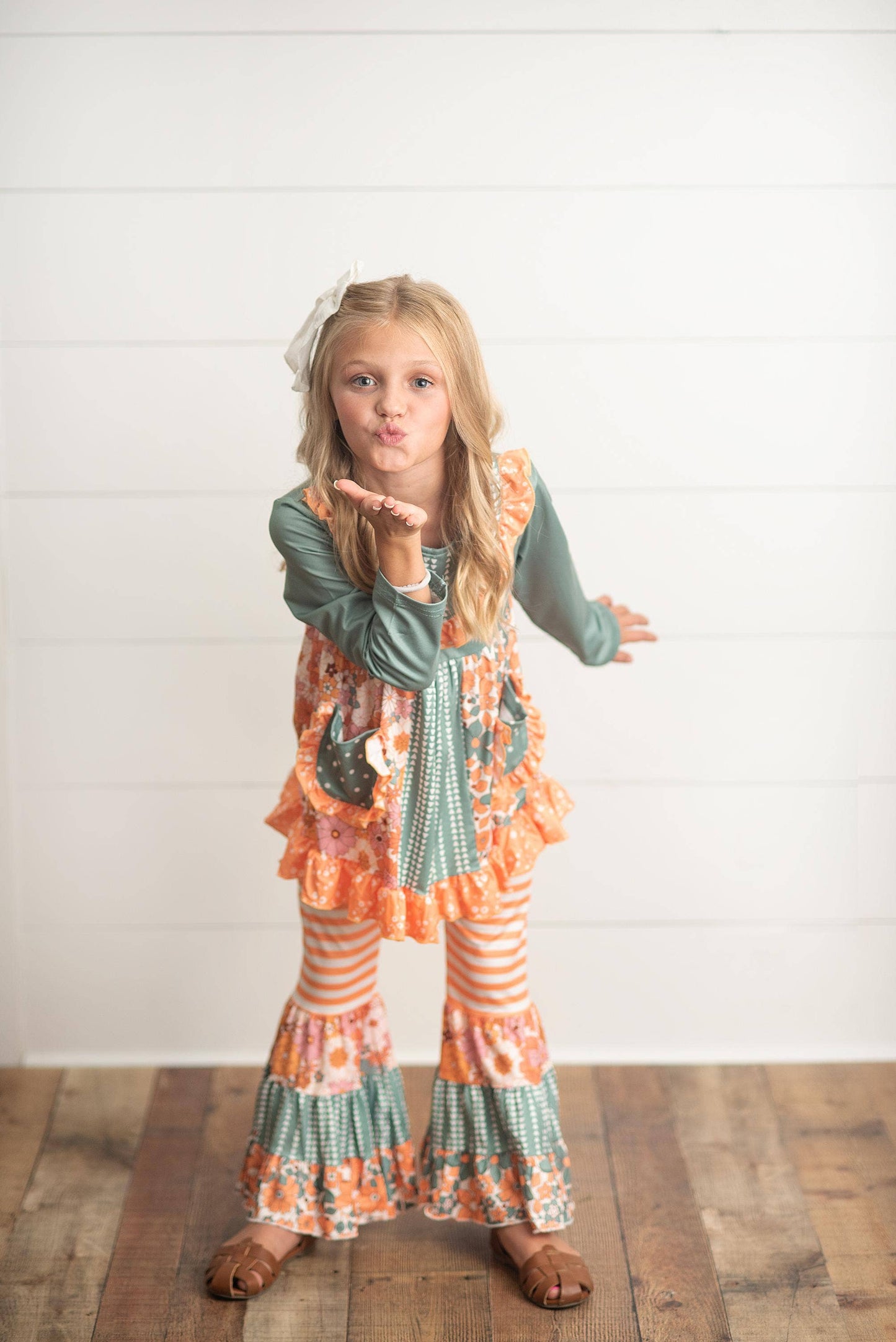 Sage Floral Two Piece Set
