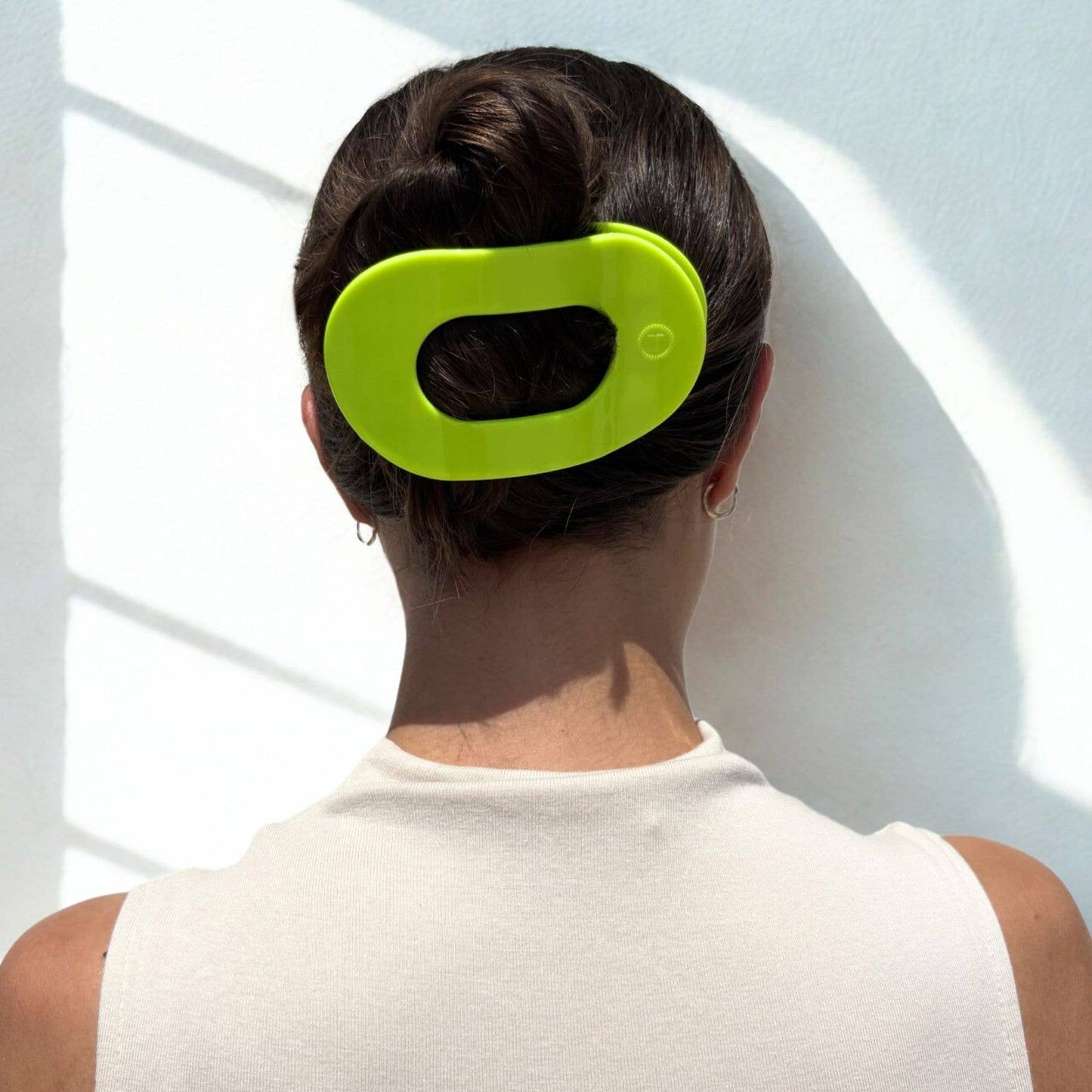 Teleties Flat Round Hair Clip Summer Brights