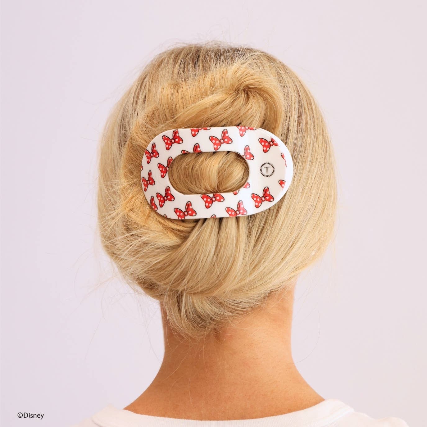 Flat Round Hair Clip | Minnie Mouse Loves Her Bows!