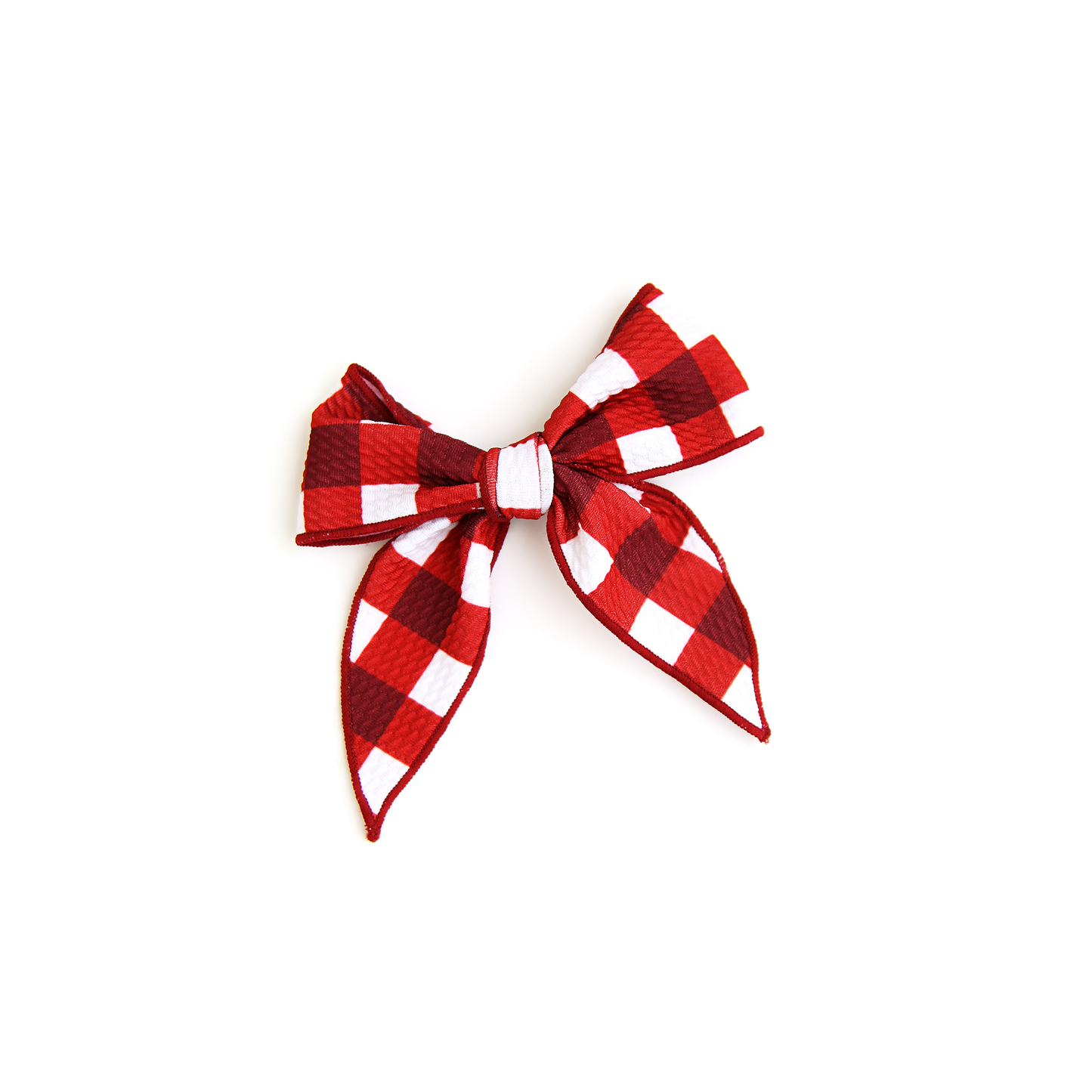 Emery Plaid CLIP BOW