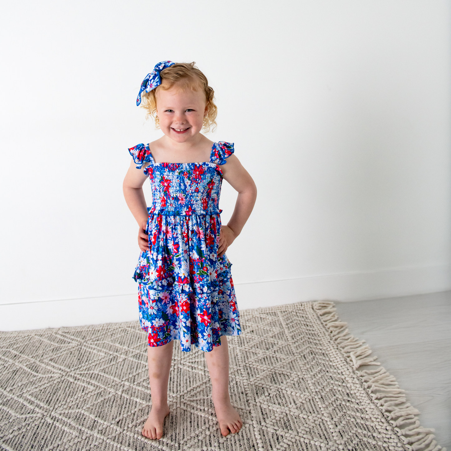 Presley Floral Smocked Dress