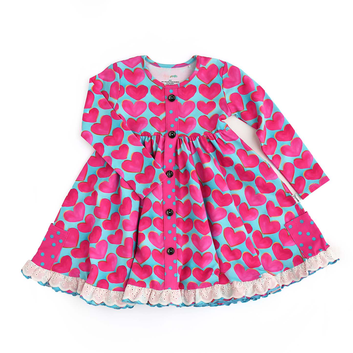 Cora Button Dress