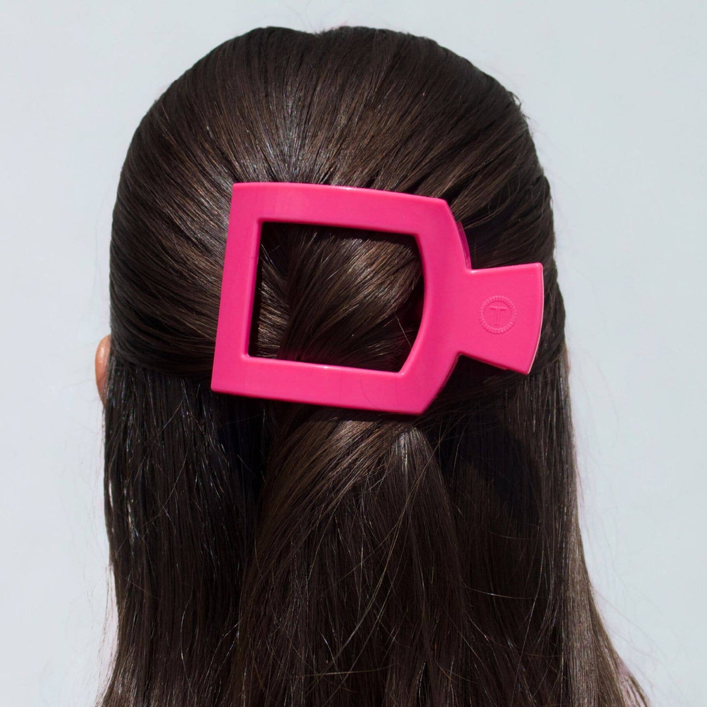 Teleties Flat Square Hair Clip Tropical Punch
