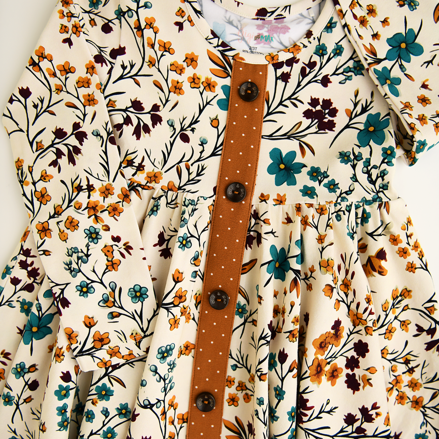 Maren Floral BUTTON DRESS