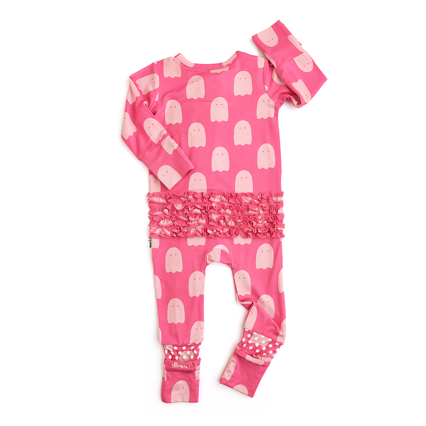 Draven Pink Ghost RUFFLE ZIP