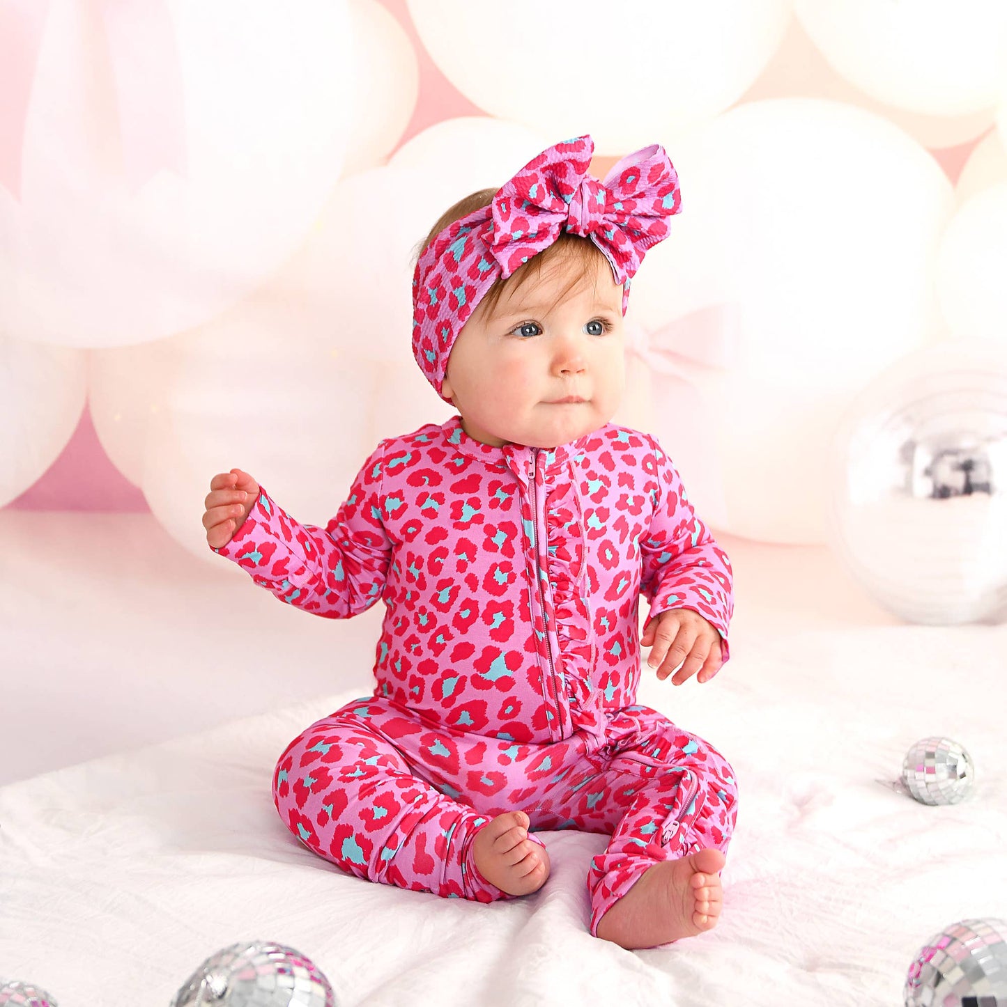 Zuri Leopard RUFFLE ZIP