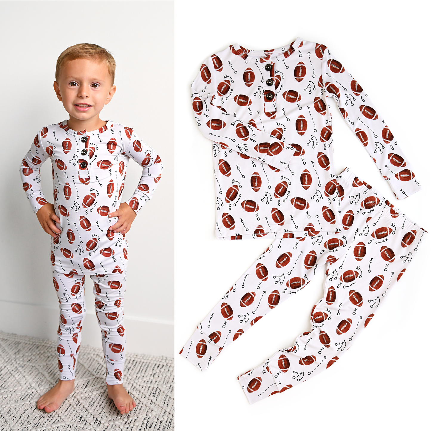 Brady Football TWO PIECE