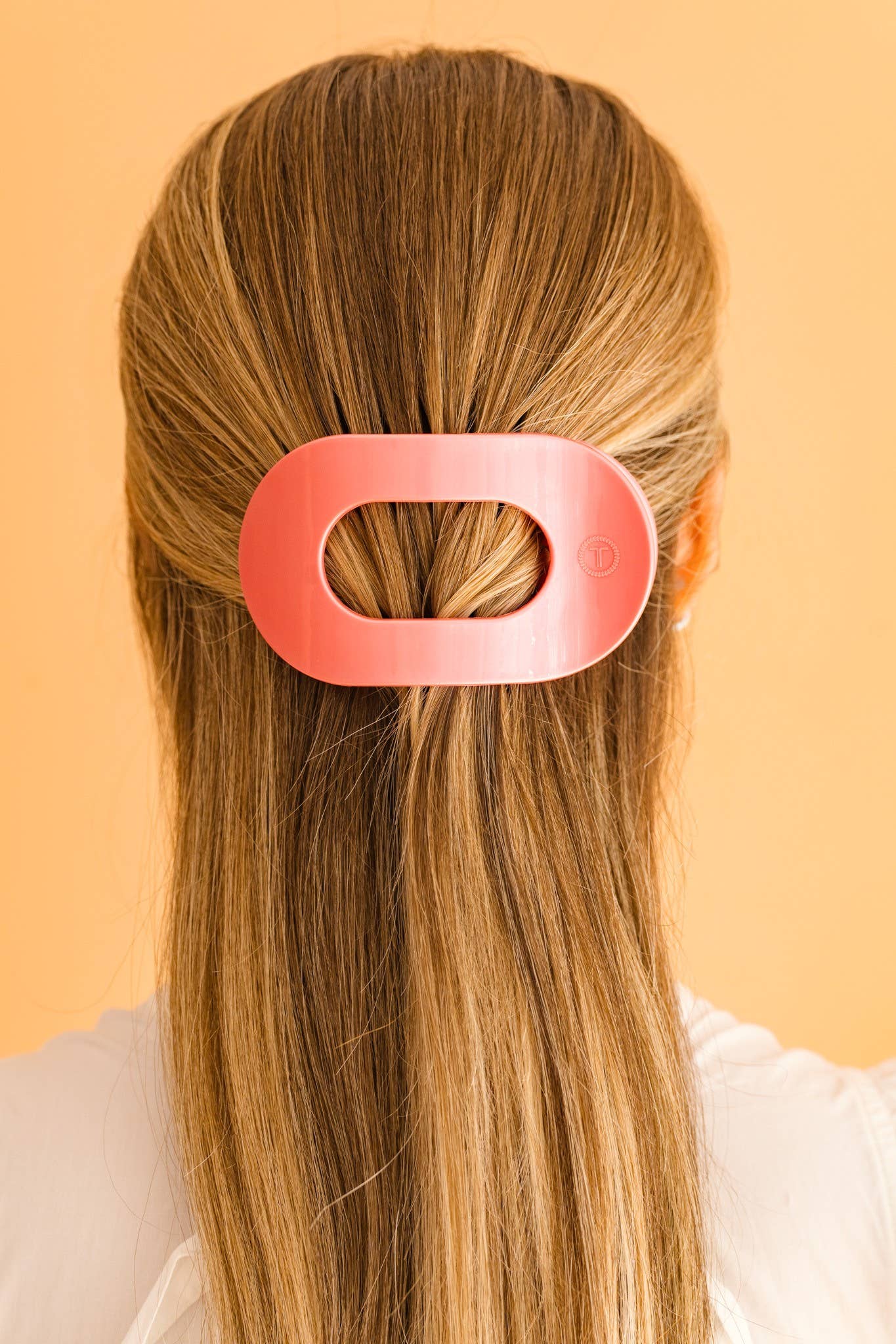 Teleties Round Clip Calming Coral