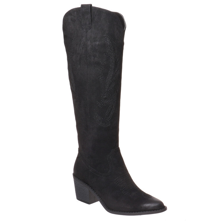 Pierre Dumas Wilder 19 Black Suede Boots