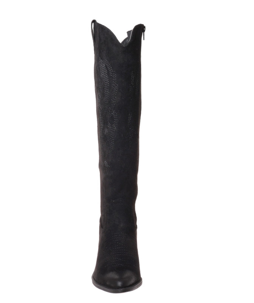 Pierre Dumas Wilder 19 Black Suede Boots