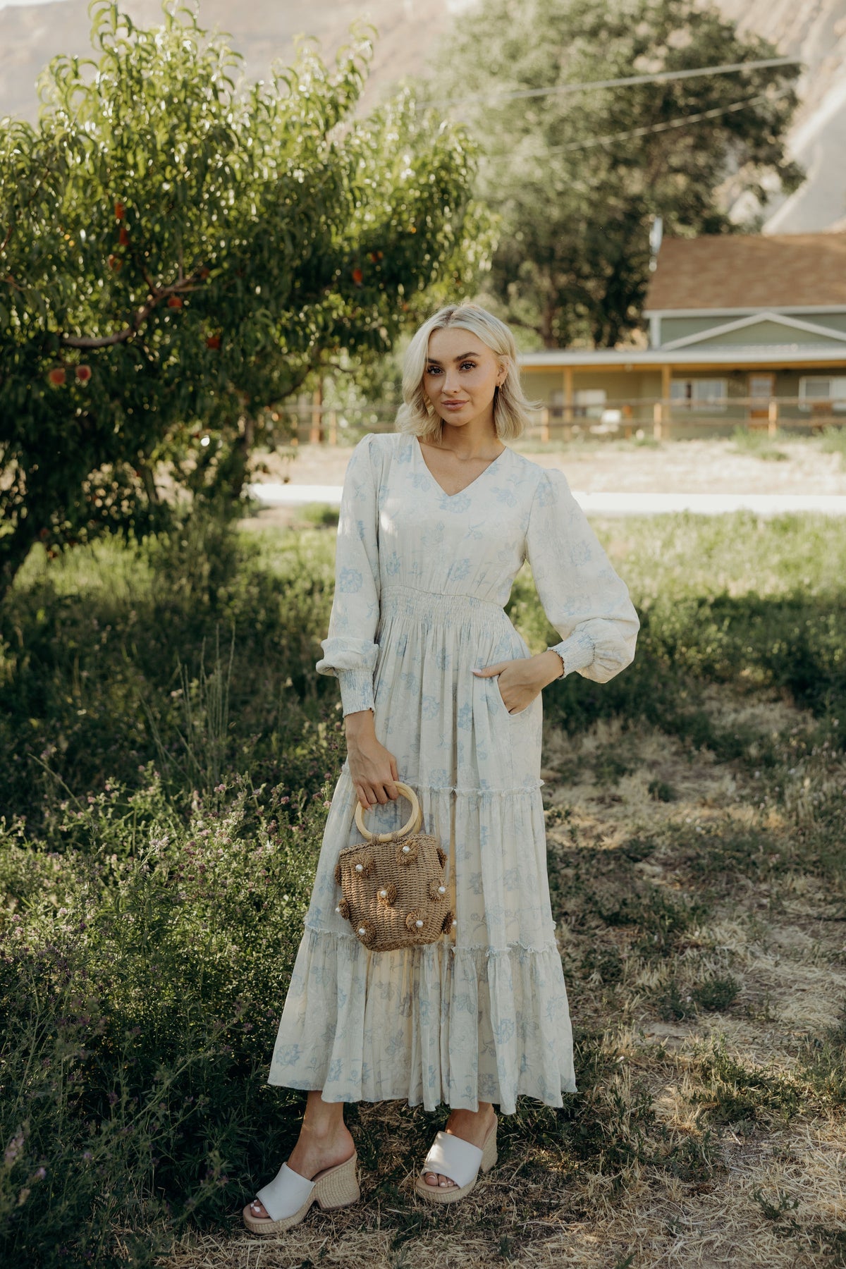 The Jacey in Heirloom Blue