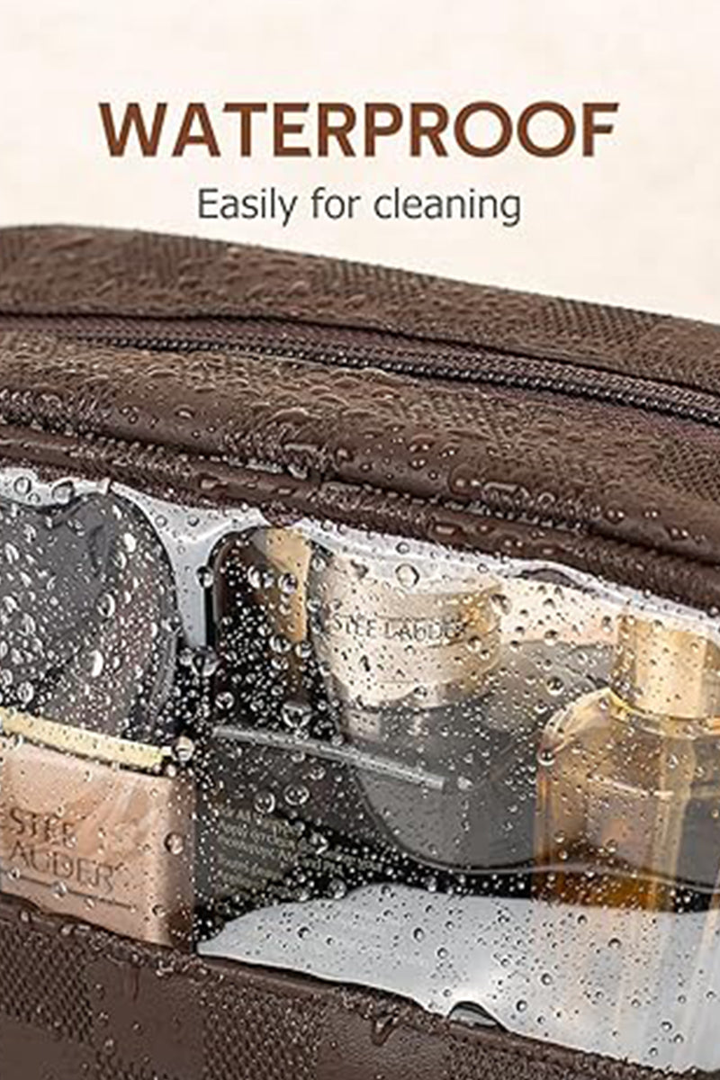 Clear Check Makeup Bag