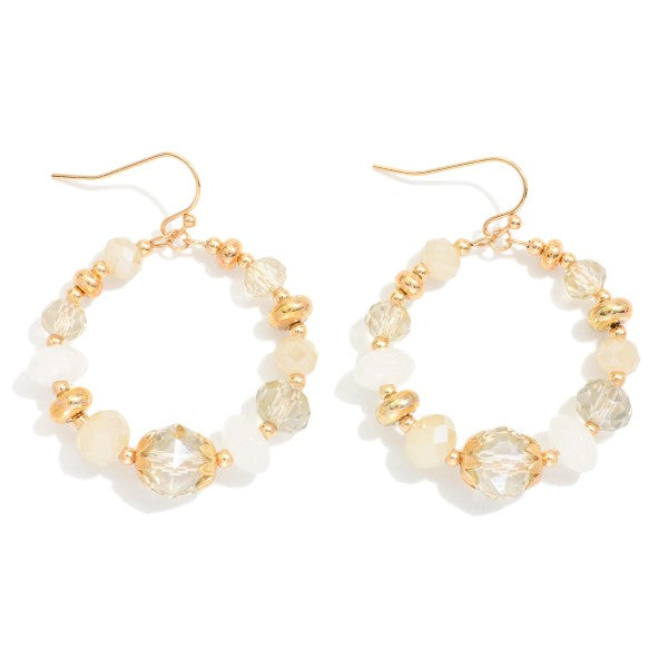 Bead Hoop Earrings