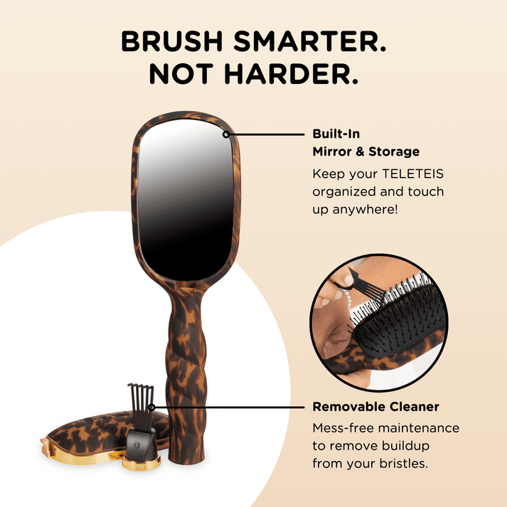 Teleties Detangler Brush for Fine Hair