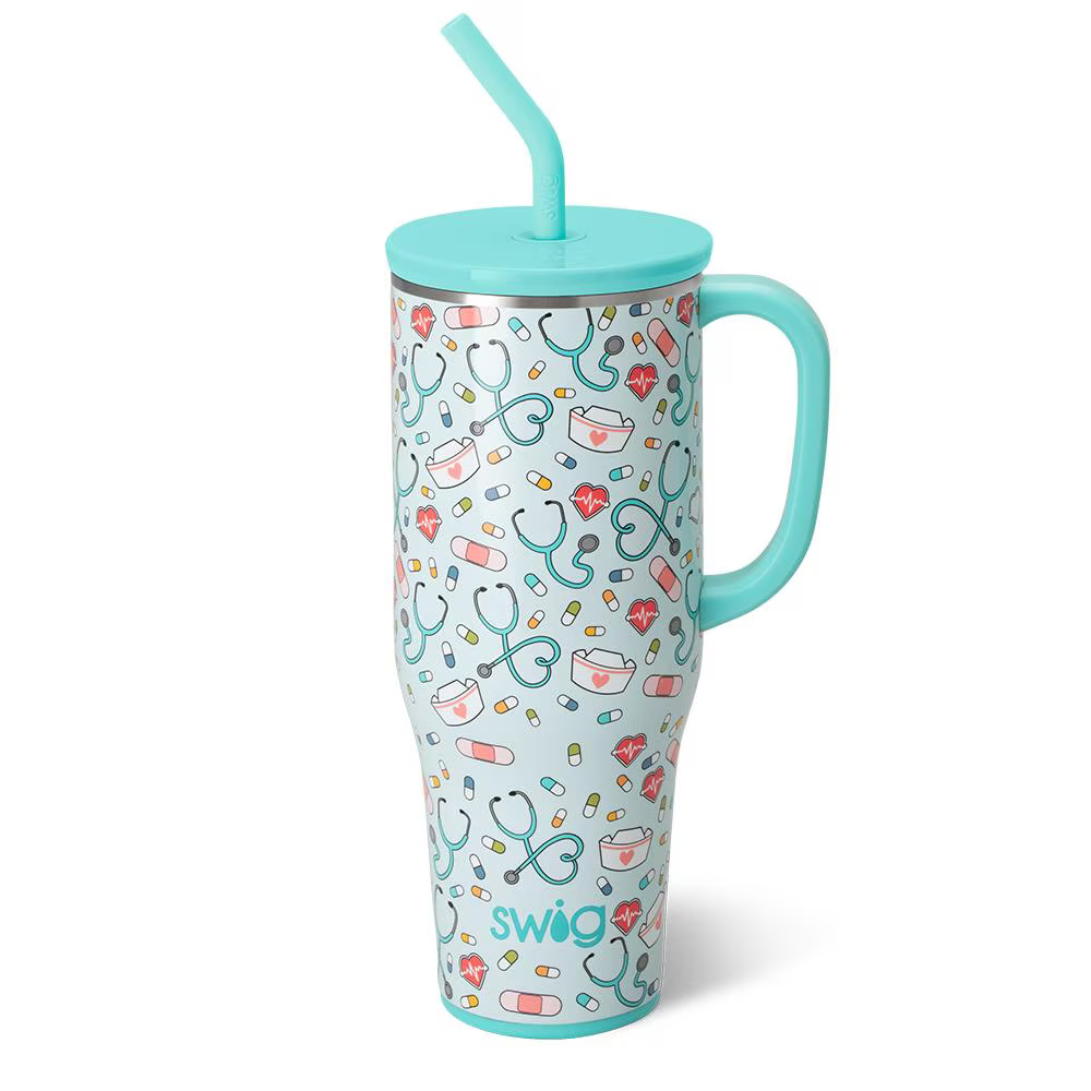 Swig 40oz Mega Mug in Scrub Life