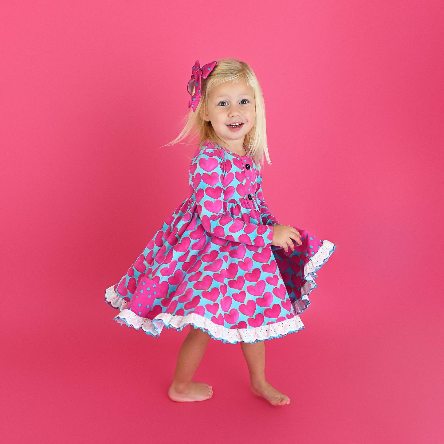 Cora Button Dress
