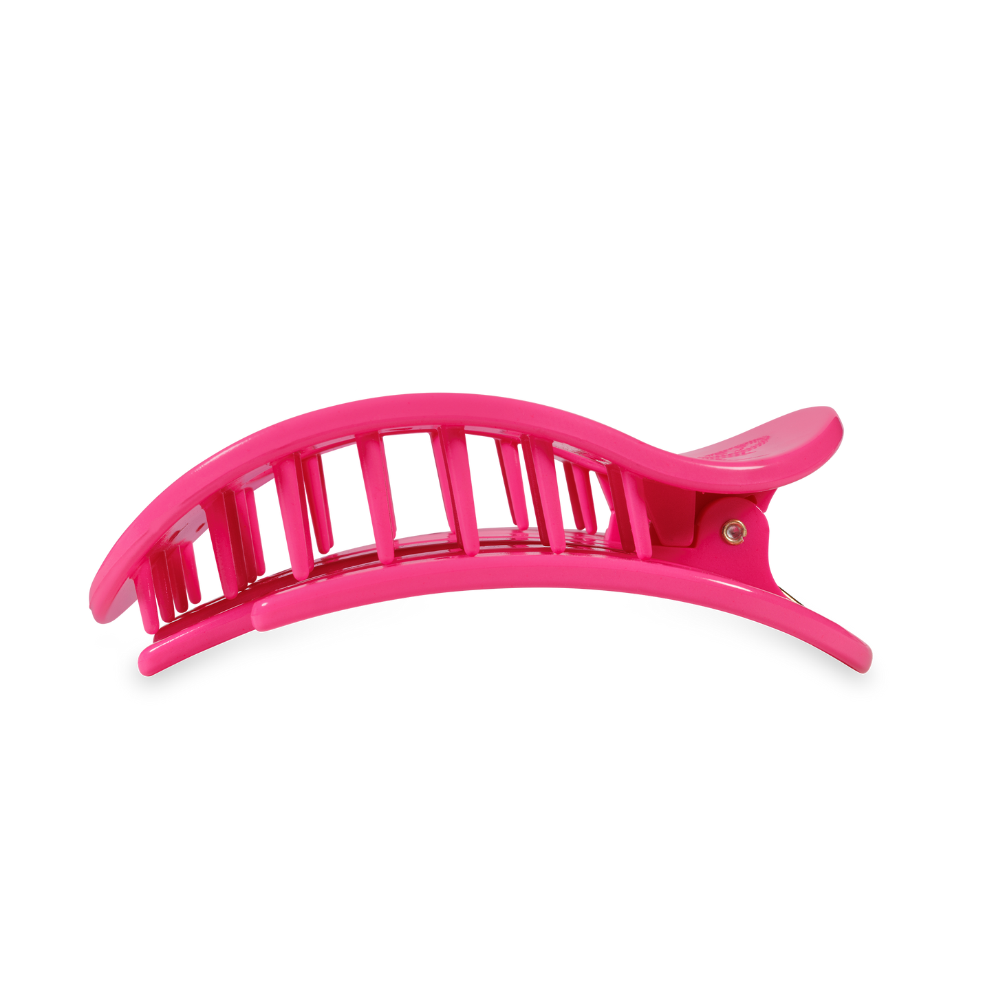 Teleties Flat Round Hair Clip Tropical Punch