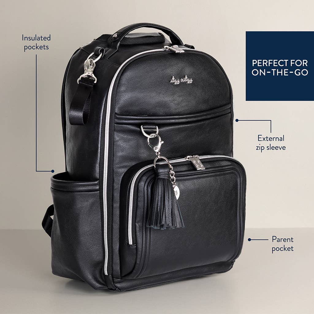 Itzy Ritzy Noir Boss Plus™ Backpack Diaper Bag