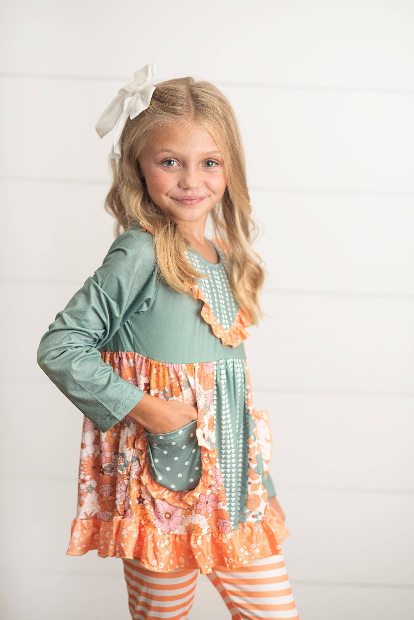 Sage Floral Two Piece Set