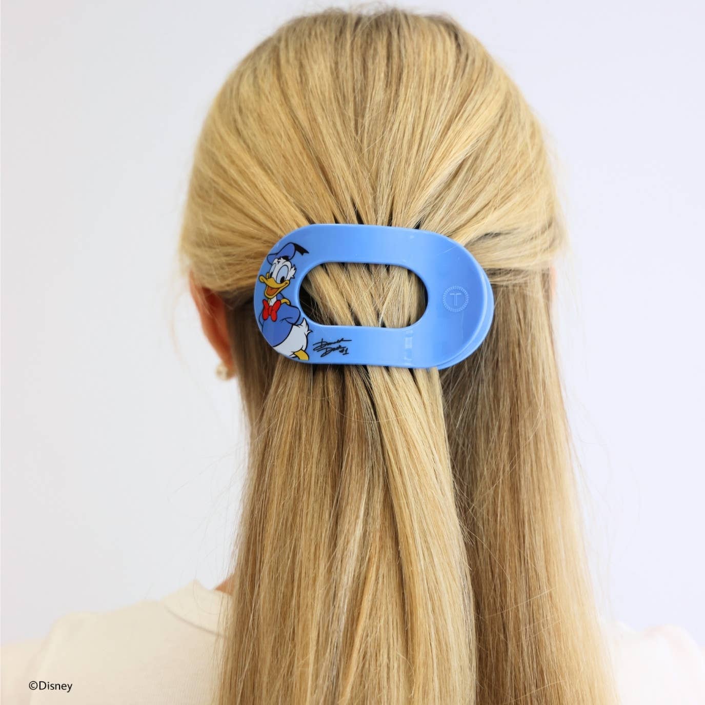 Flat Round Hair Clip | Donald Duck