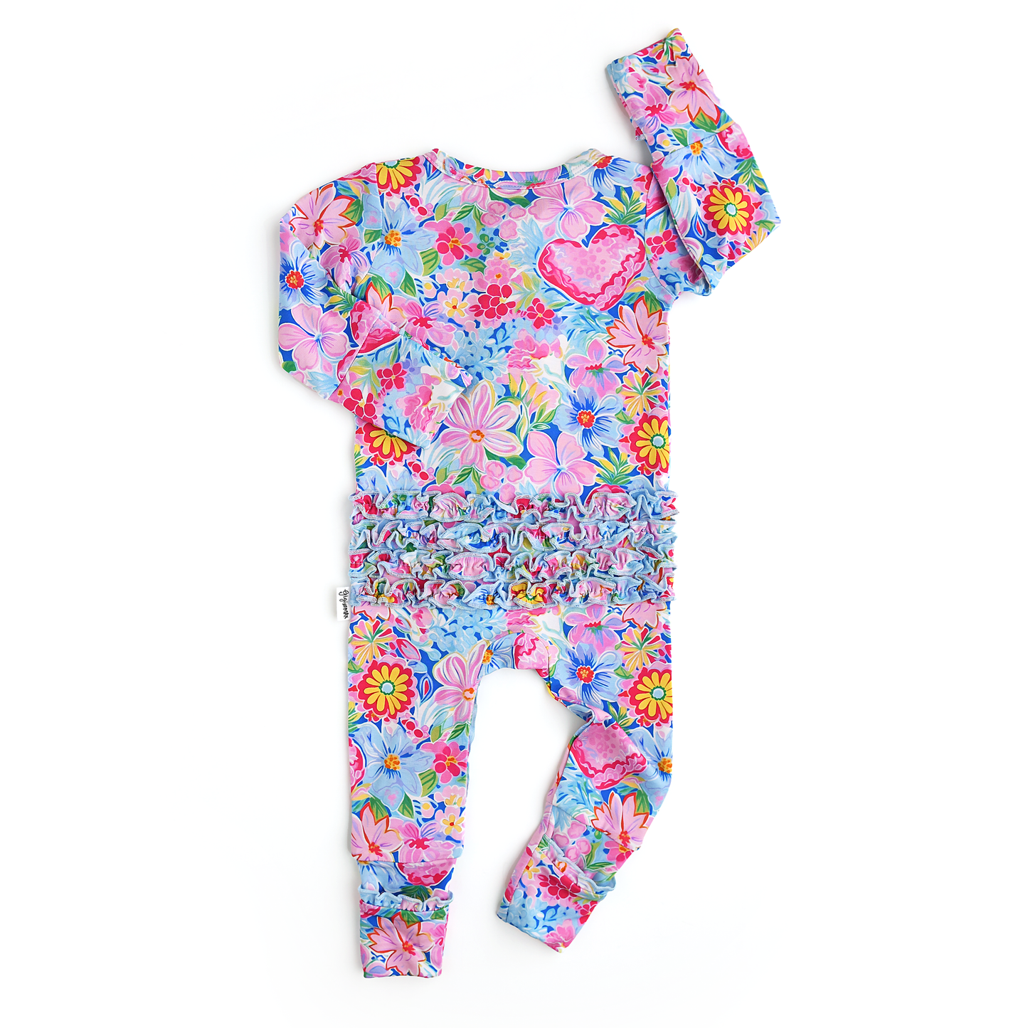 Pippa Floral Ruffle Zip