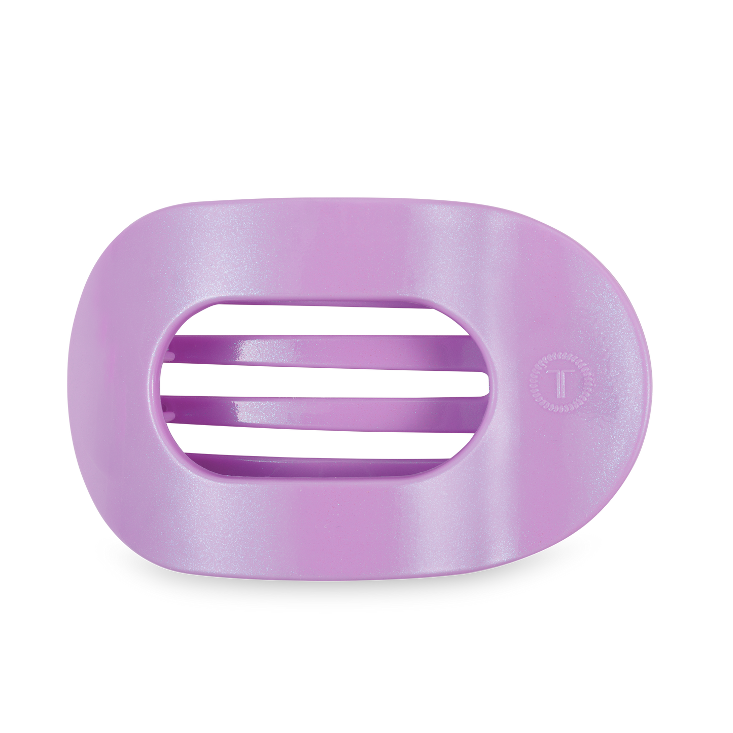 Round Flat Hair Clip Springtime Sparkle