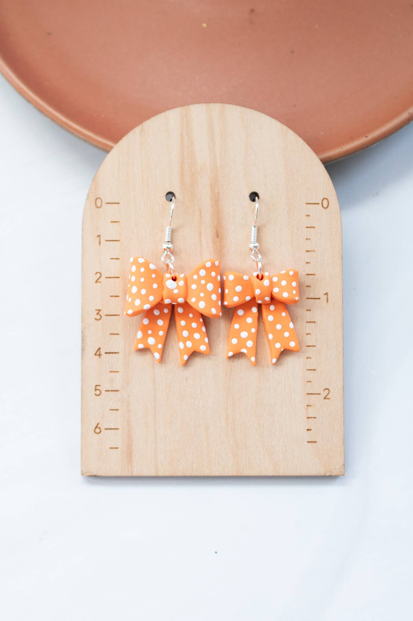 TN Vols Orange & White Polka Dot Bows