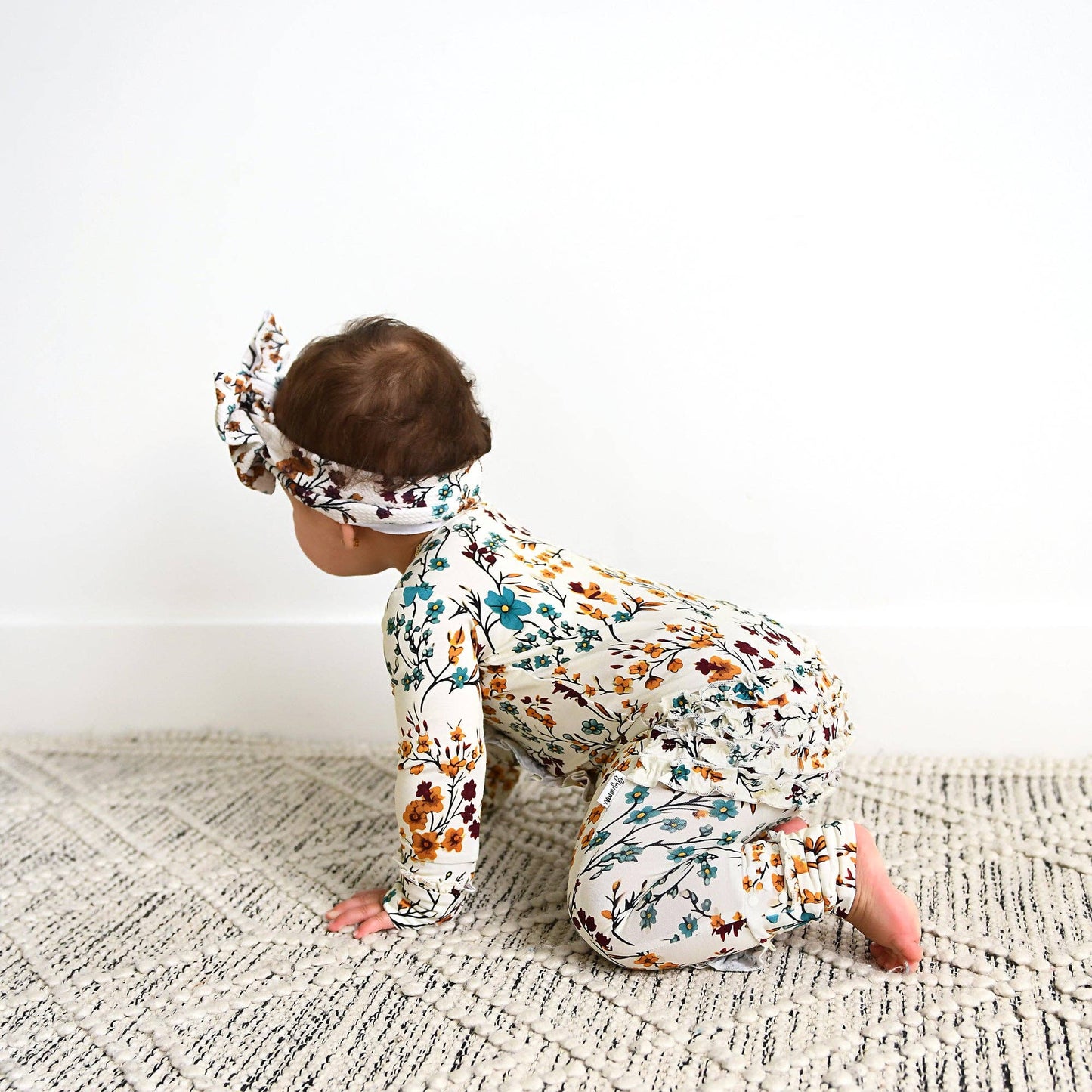 Maren Floral RUFFLE ZIP