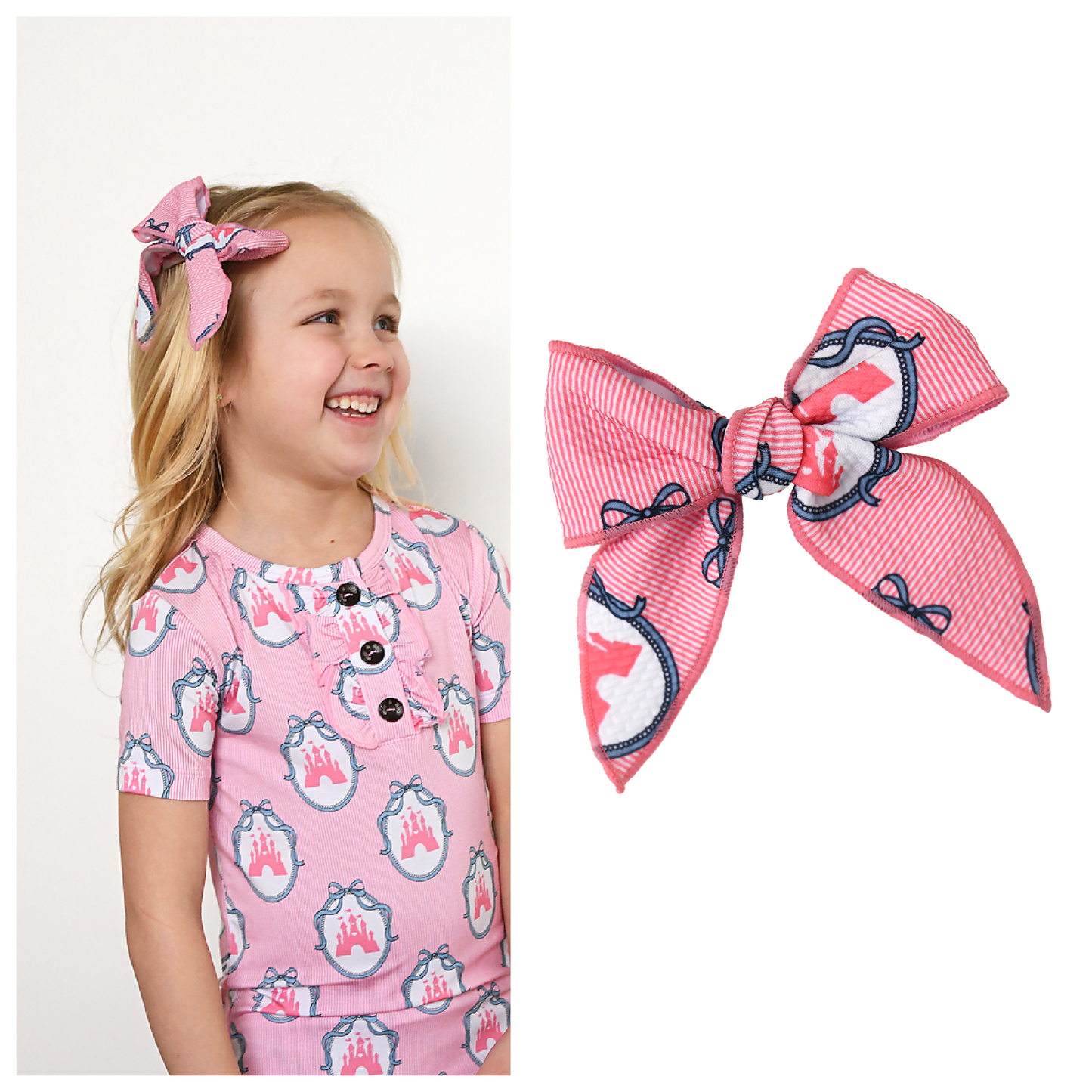 Maeve Castles CLIP BOW