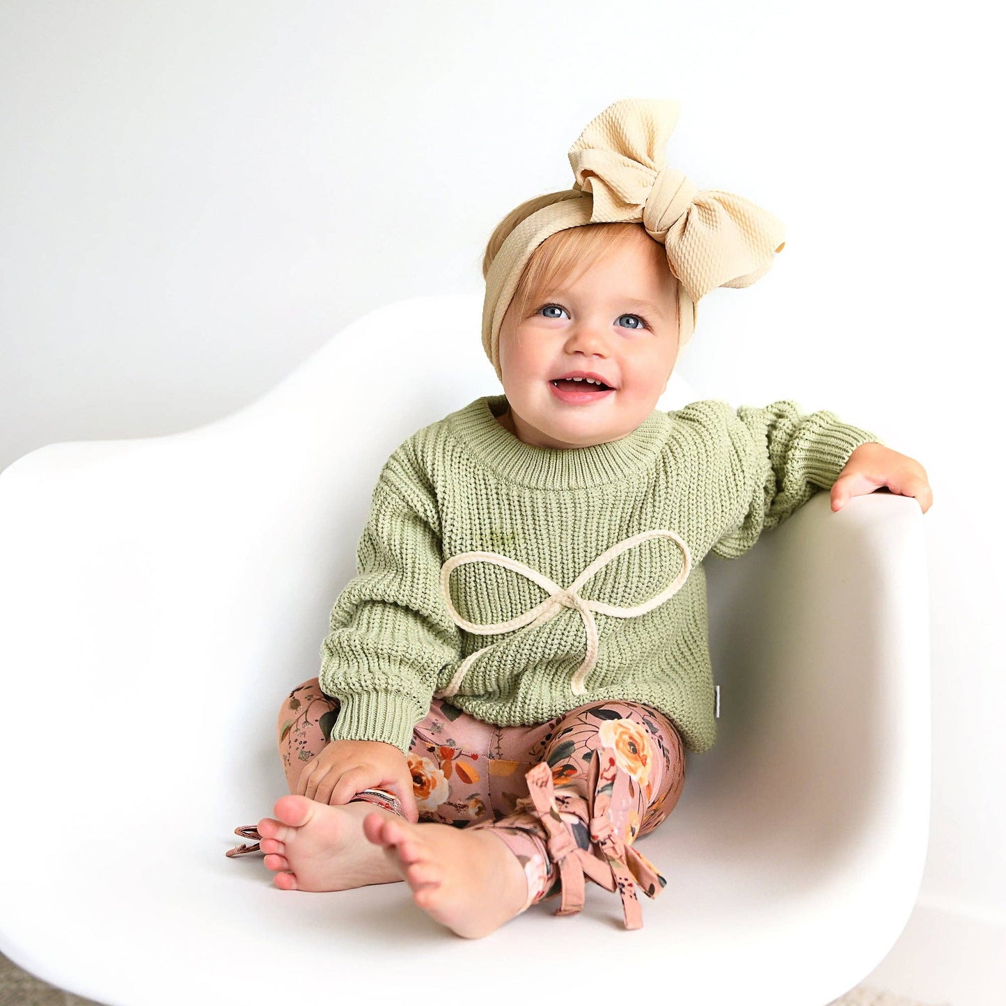 Green Bow SWEATER