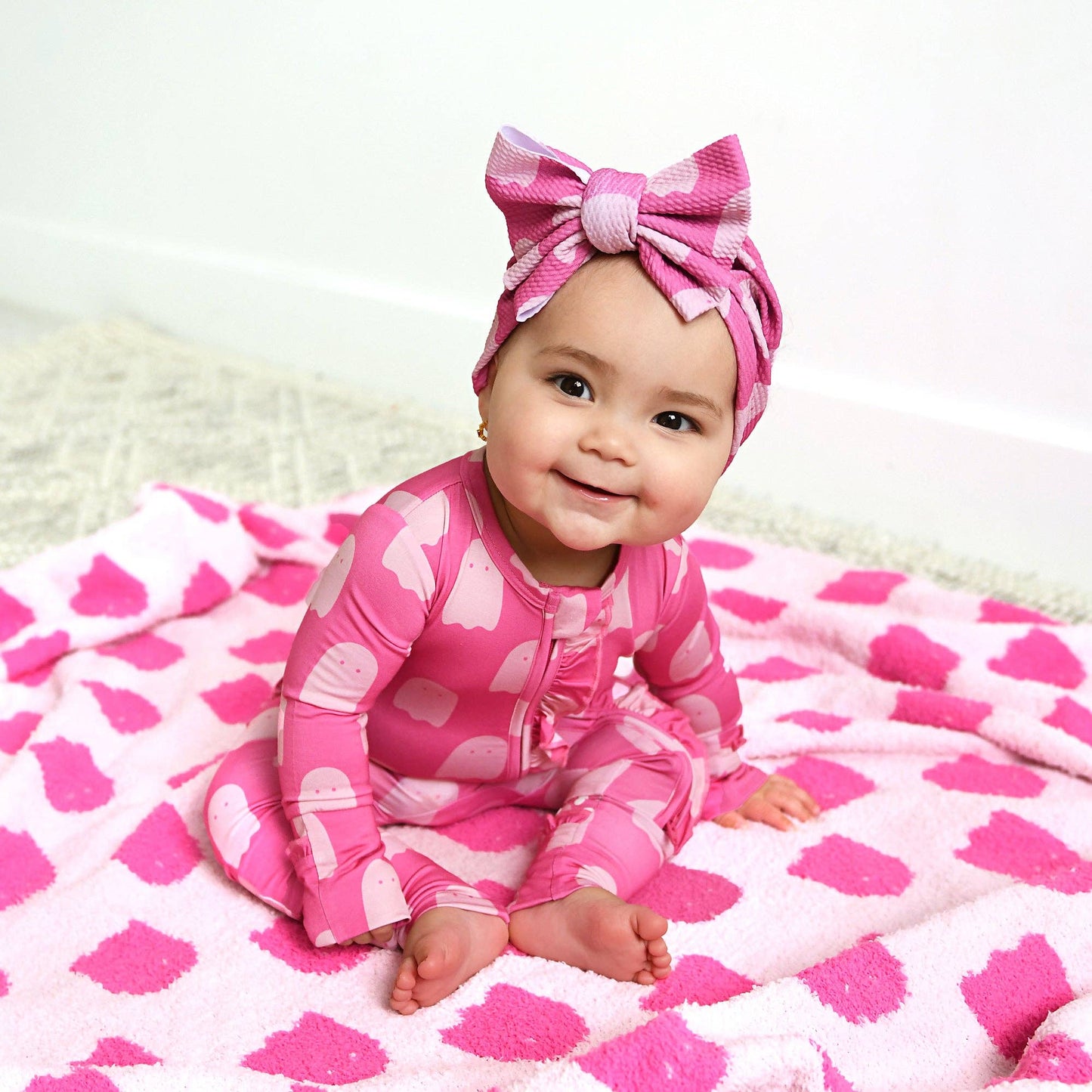 Draven Pink Ghost RUFFLE ZIP